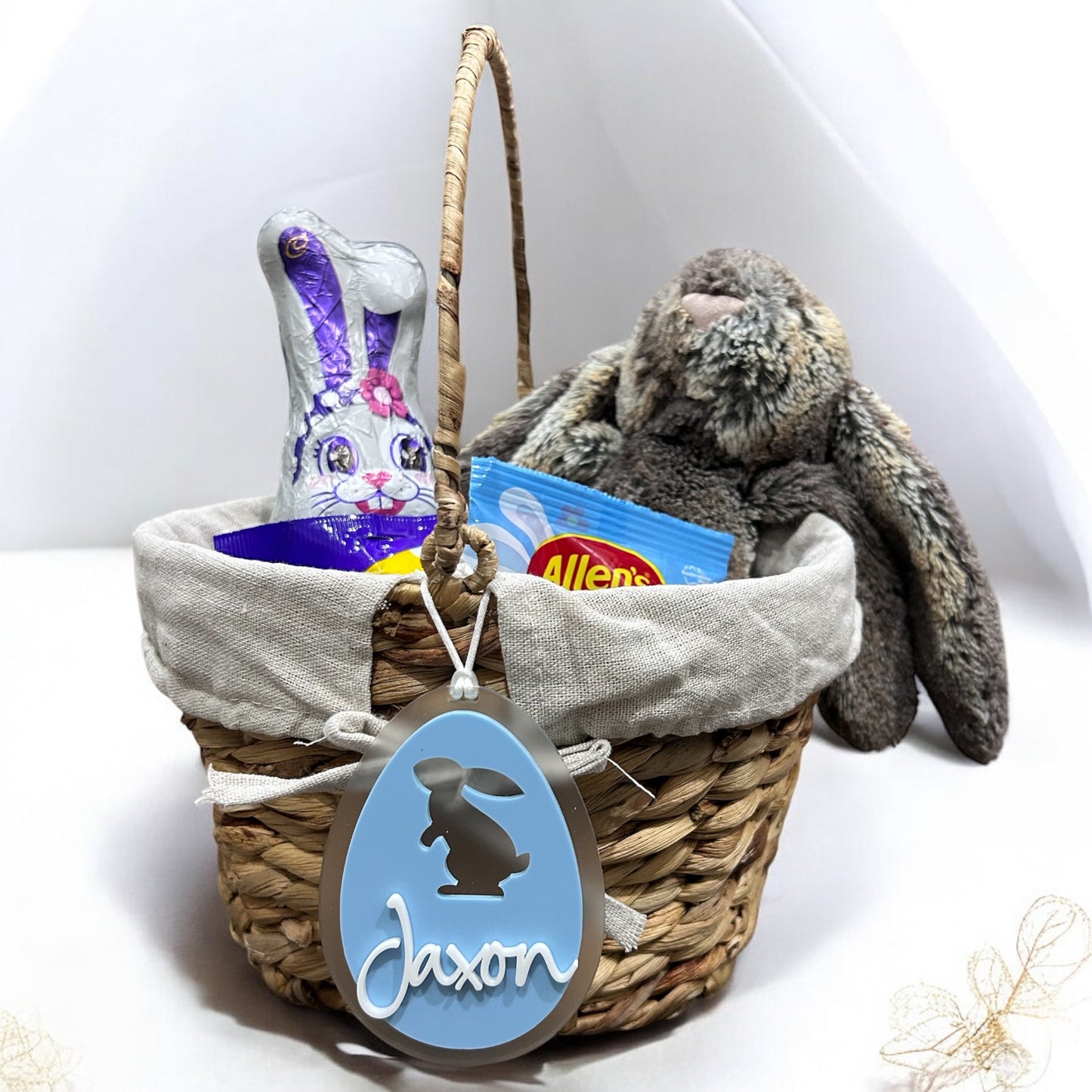 Personalised Bunny Cutout Tag