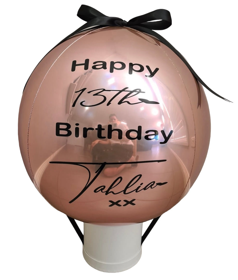 Money Balloon - Rose Gold
