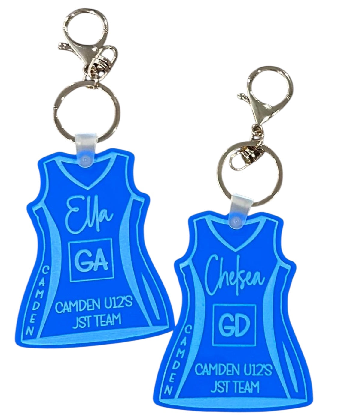 Personalised Netball Keyring