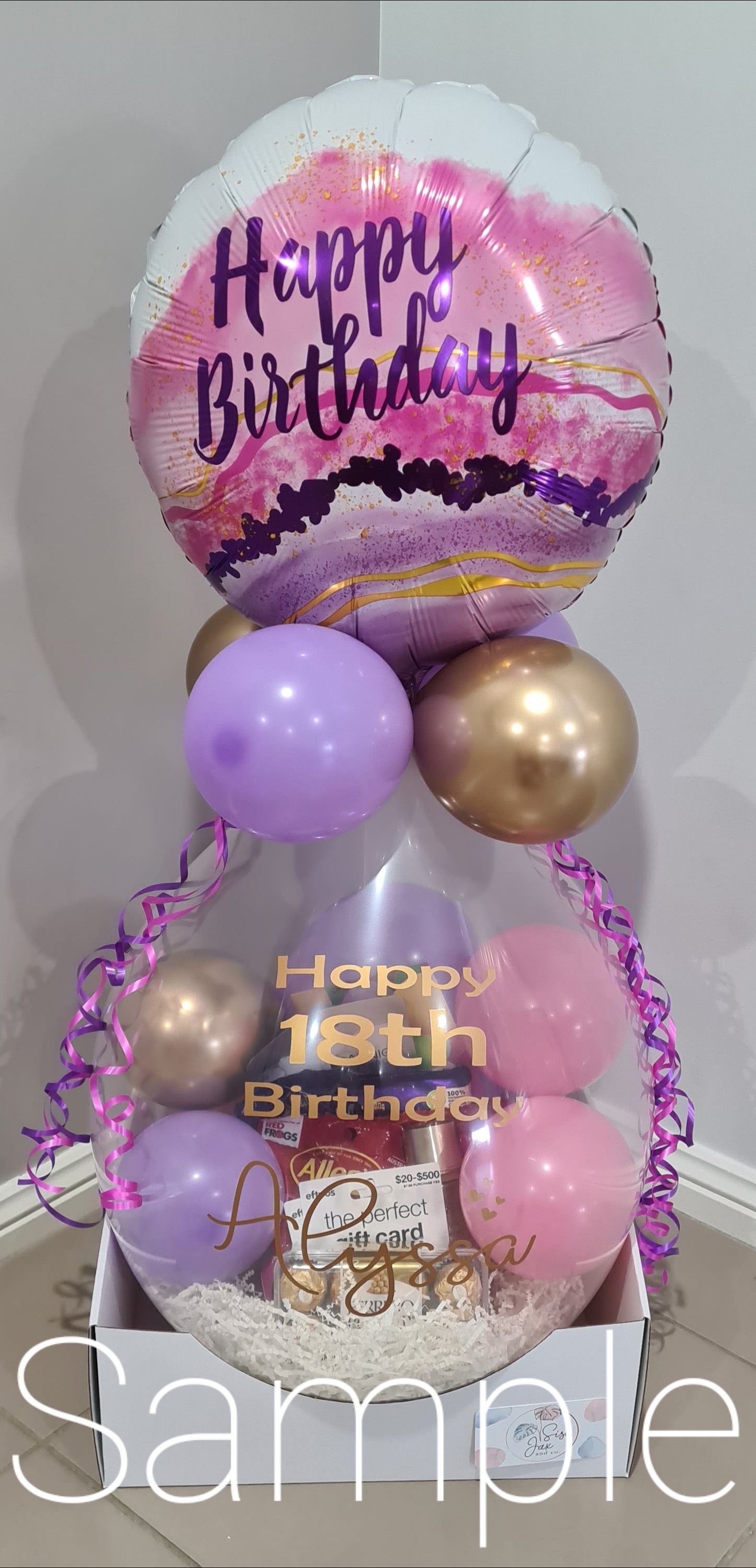 Birthday Bursting Balloon Gift 102