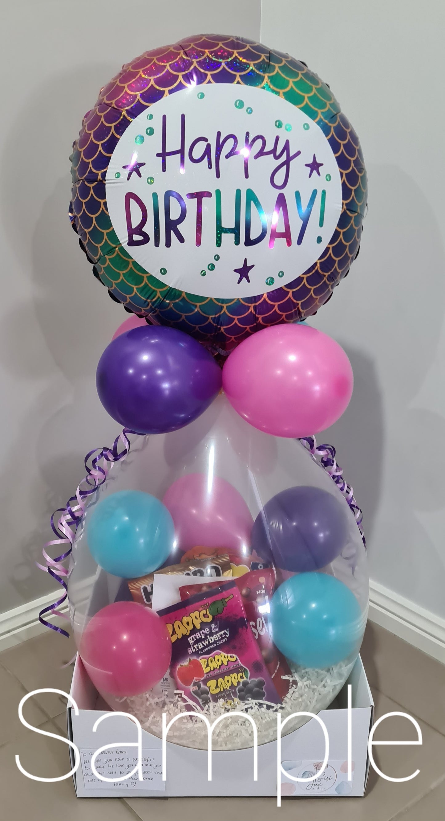 Birthday Bursting Balloon Gift 138
