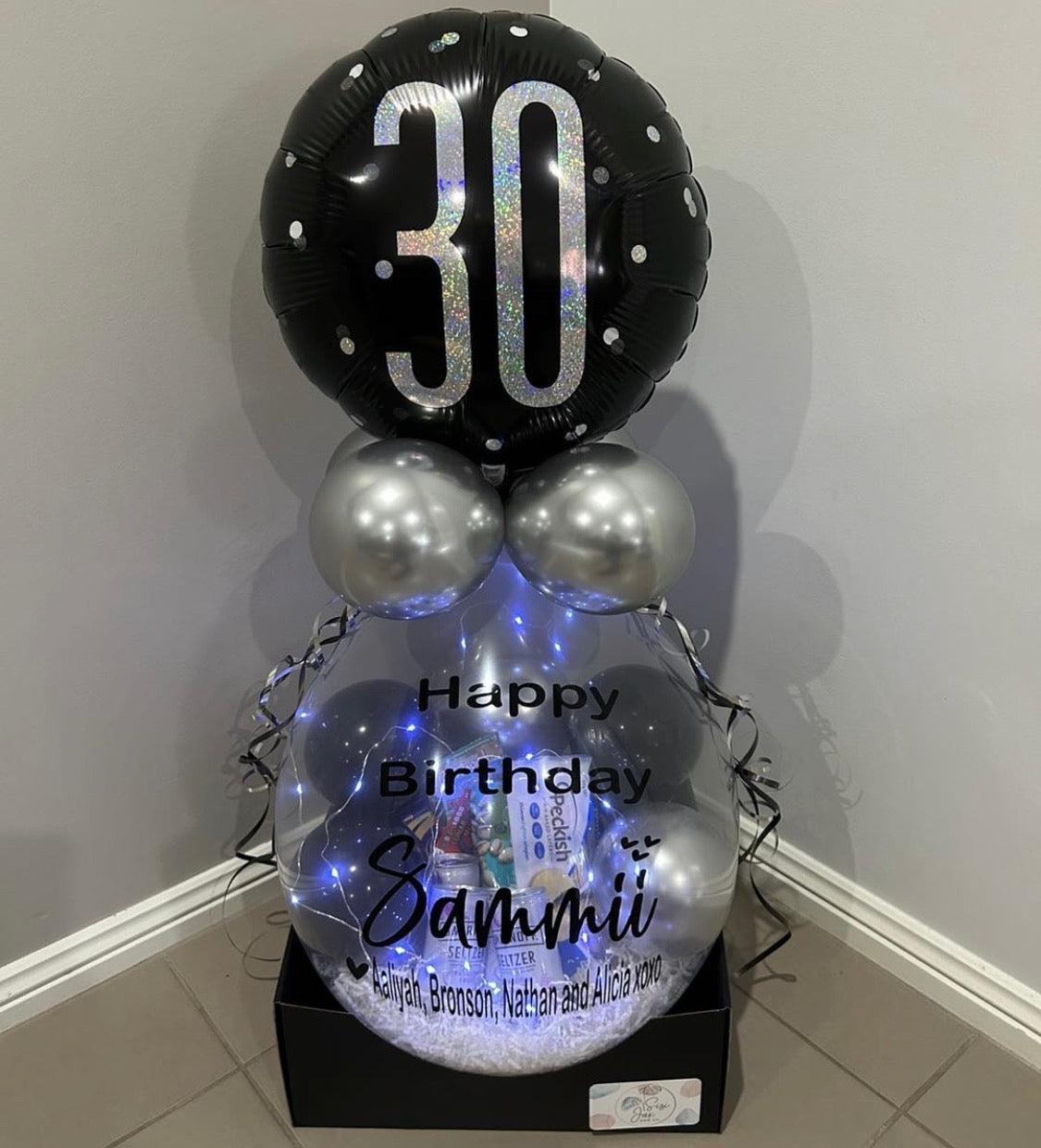 Birthday Bursting Balloon Gift 155