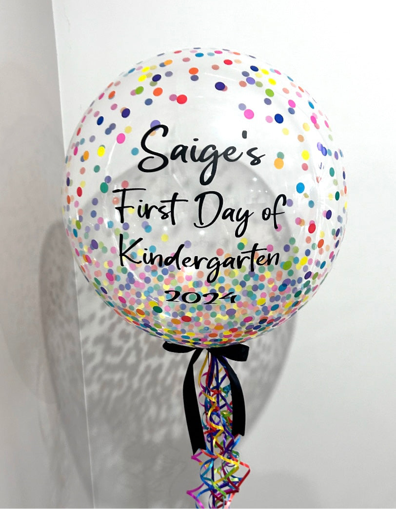 First Day of Kindergarten Balloon