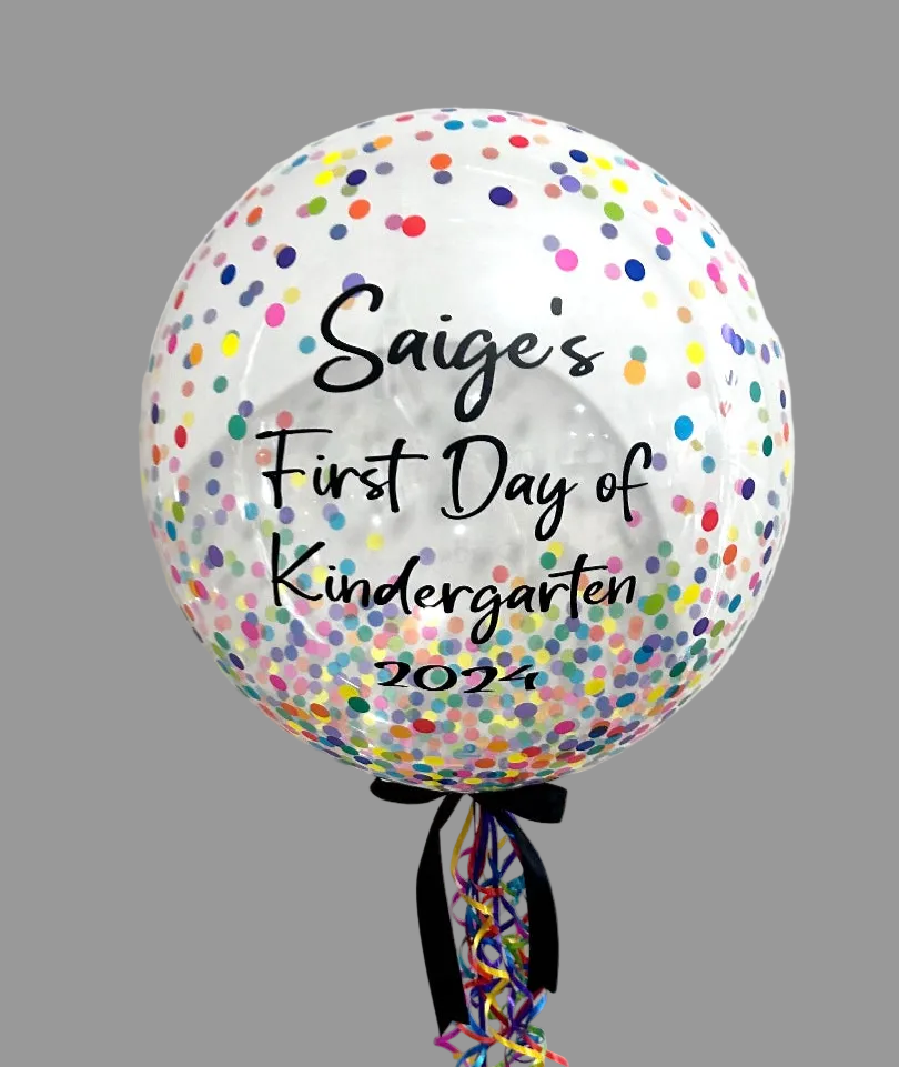 First Day of Balloon - Confetti