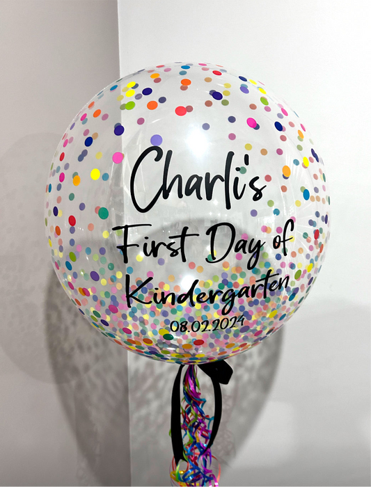 First Day of Kindergarten Balloon