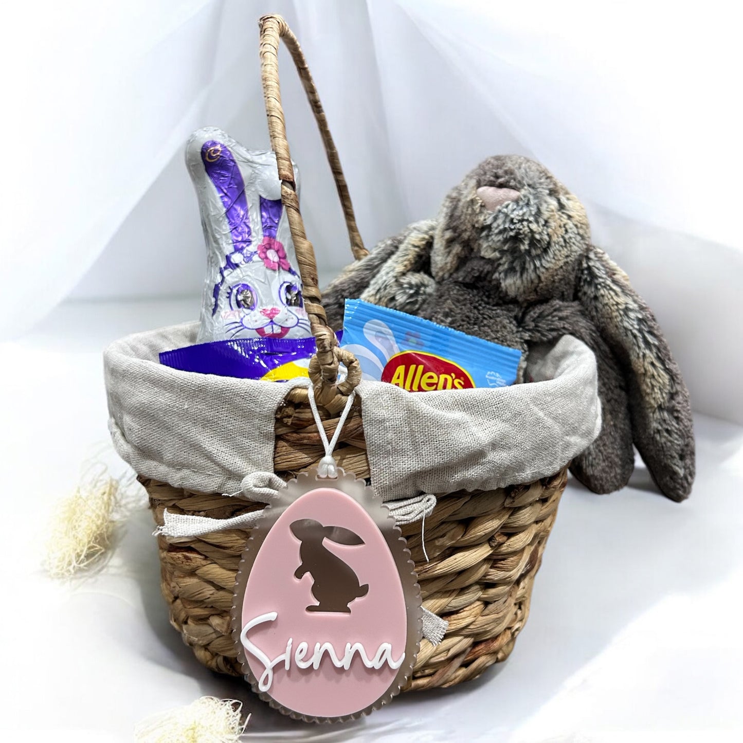 Personalised Bunny Cutout Tag