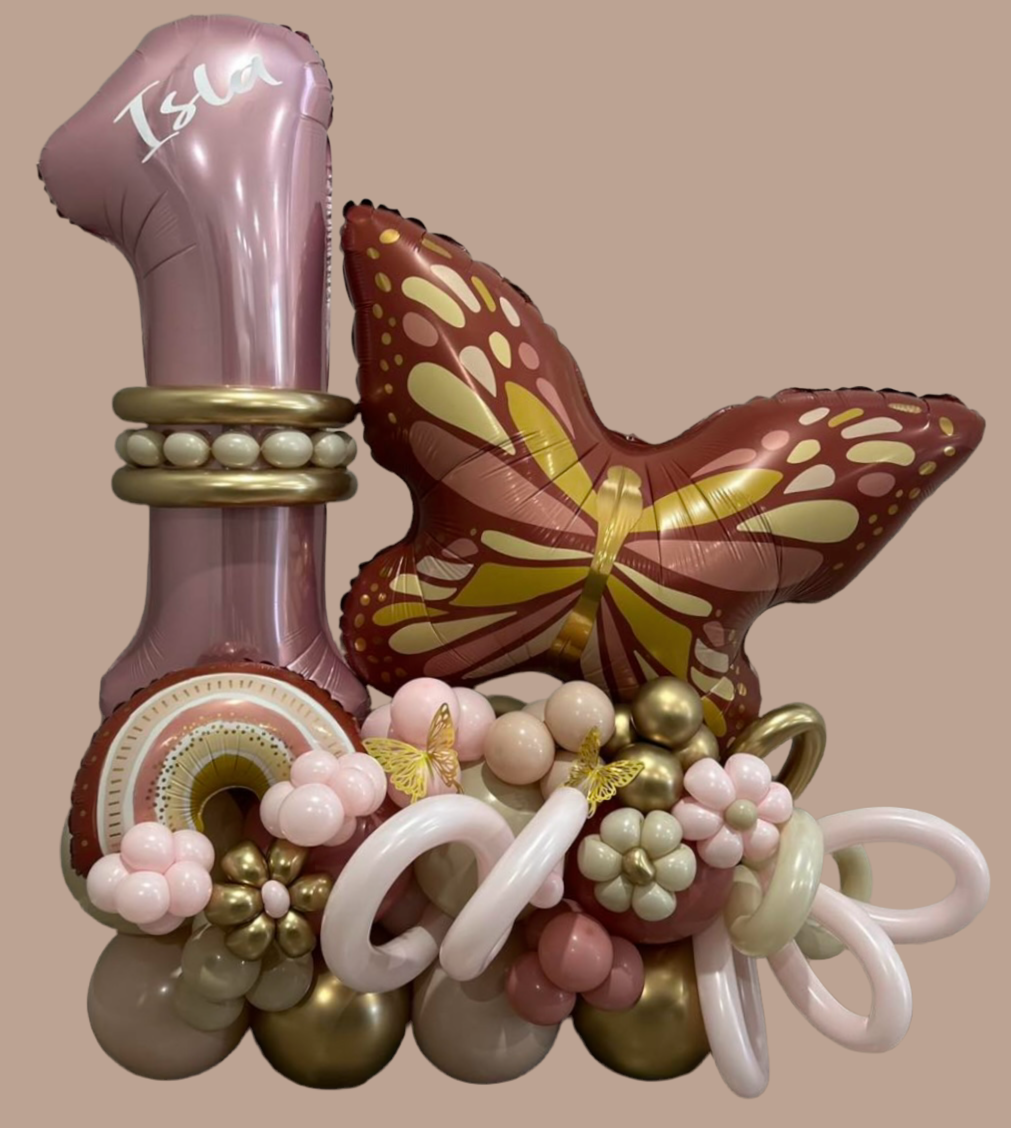 Boho Butterfly Deluxe Balloon Marquee