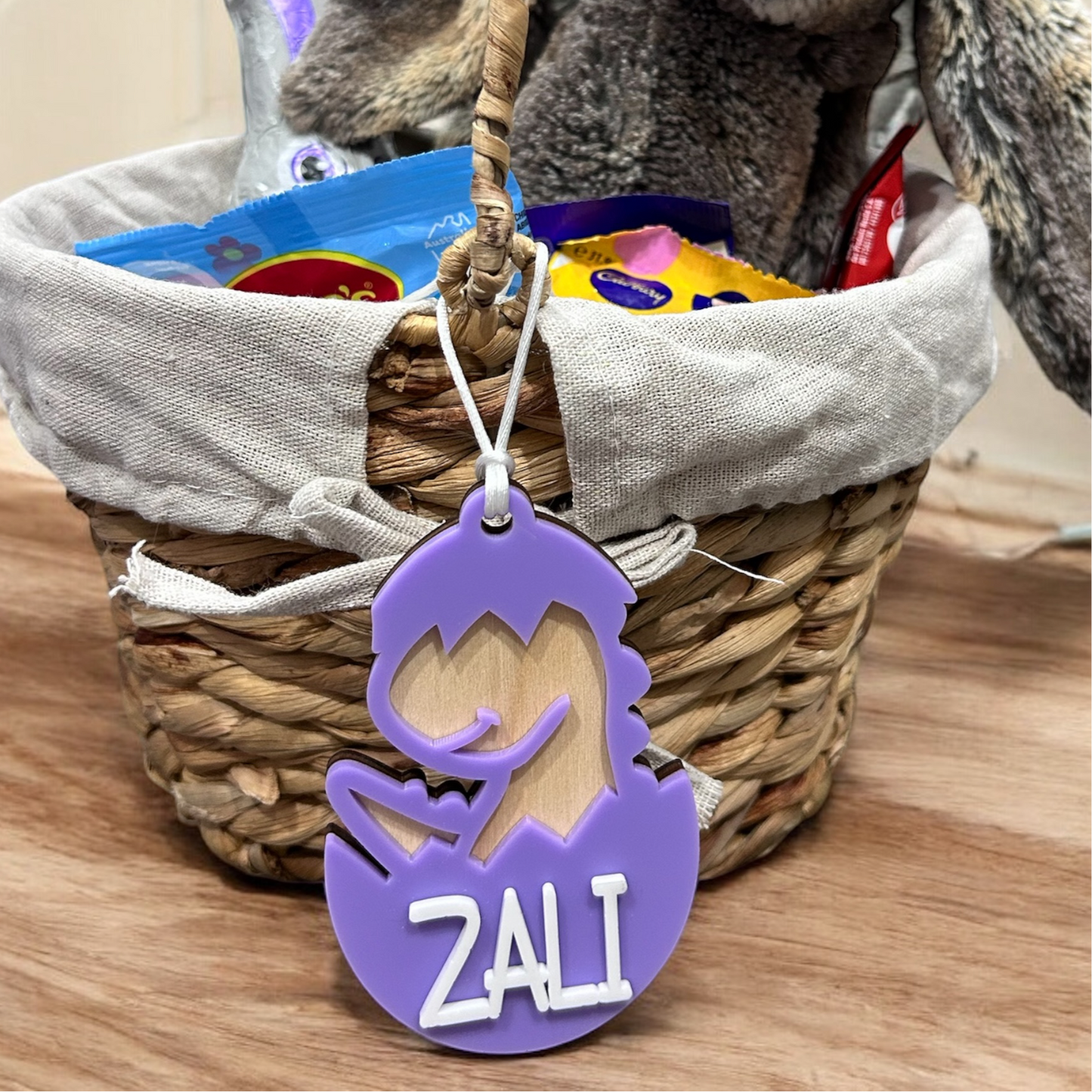 Personalised Dinosaur Tag