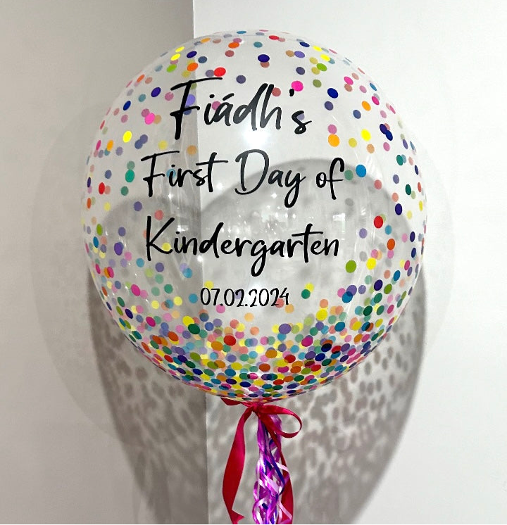 First Day of Kindergarten Balloon
