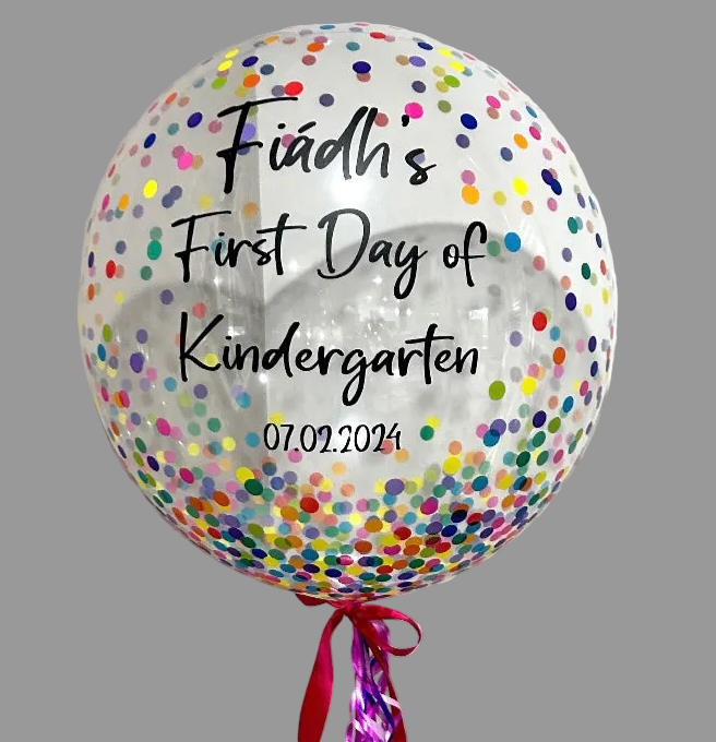 First Day of Balloon - Confetti