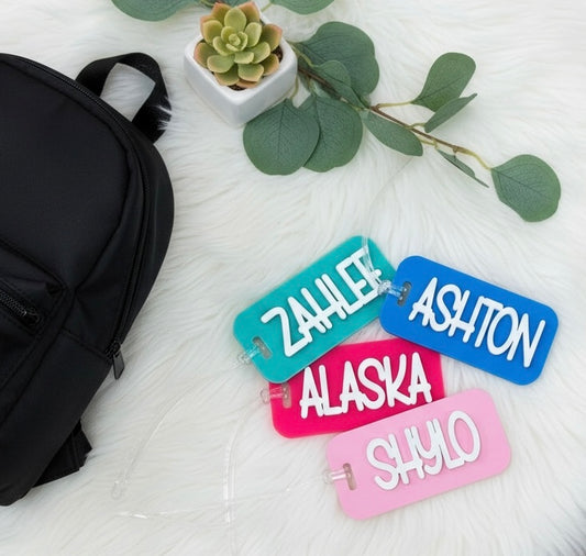 Acrylic Bag Tag