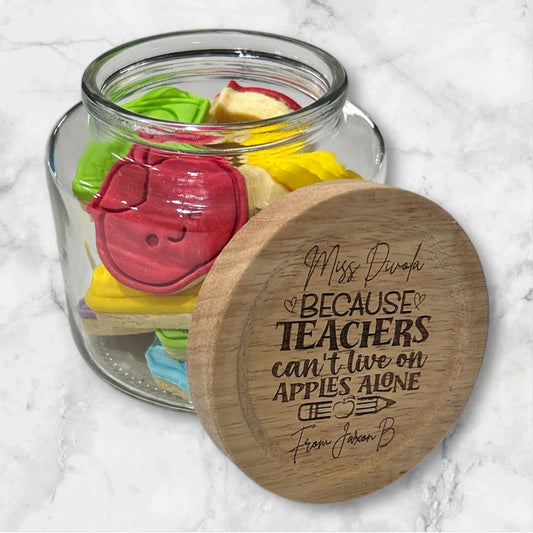 Personalised Laser Lolly Jar