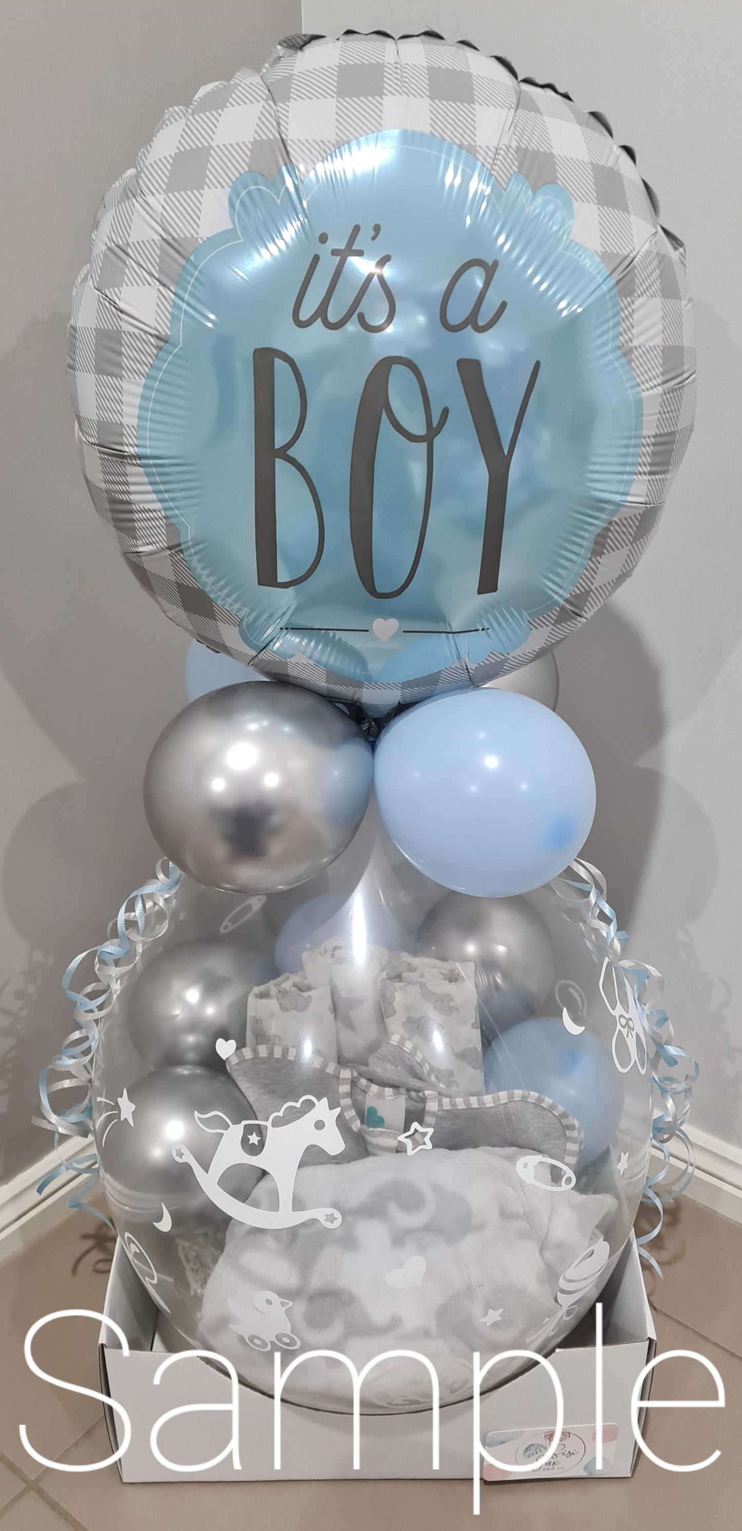 Baby Boy Bursting Balloon Gift 1