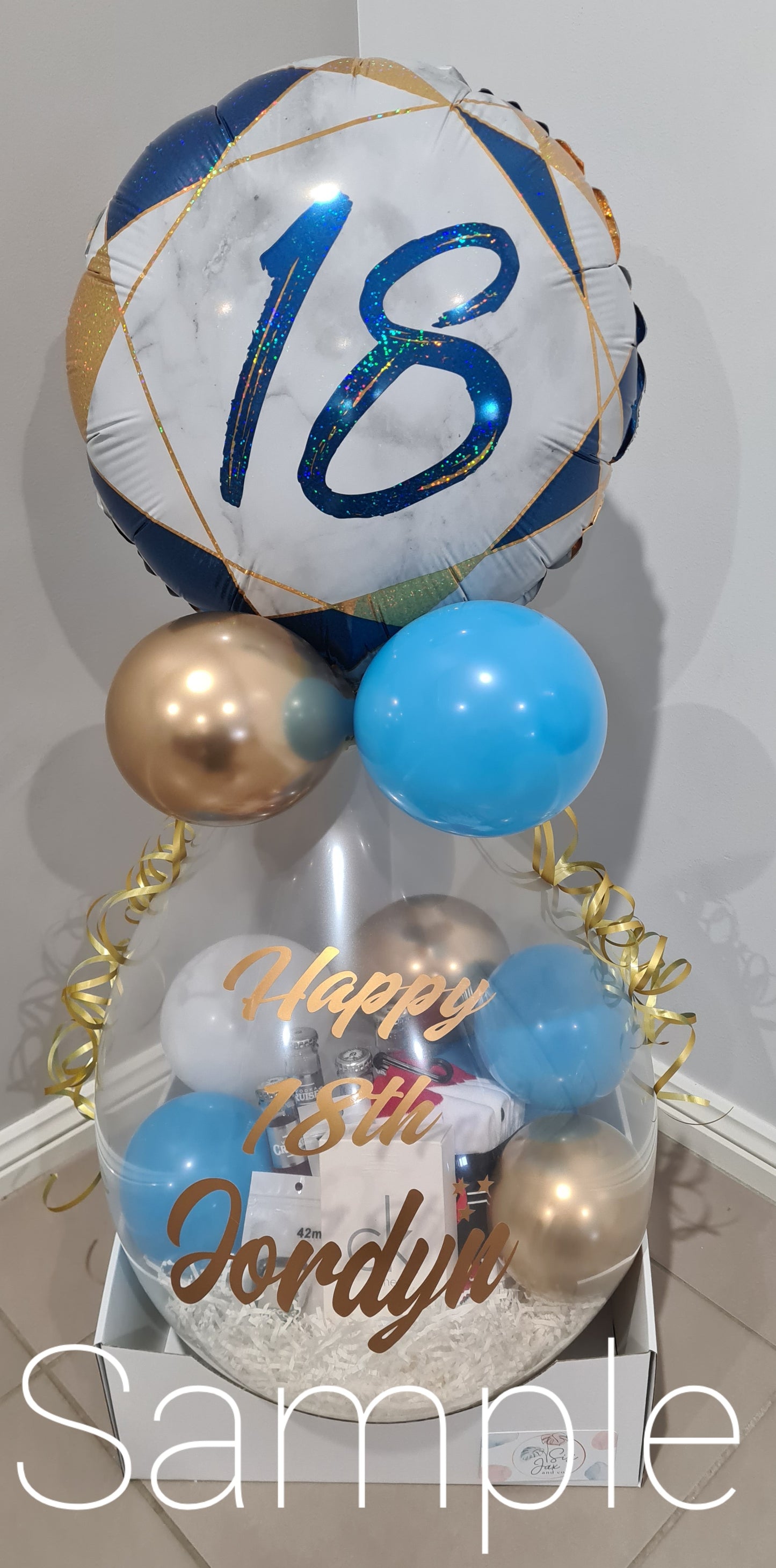 Birthday Bursting Balloon Gift 128